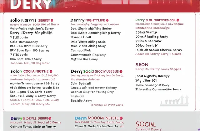 Derry solo nightlife and social activities