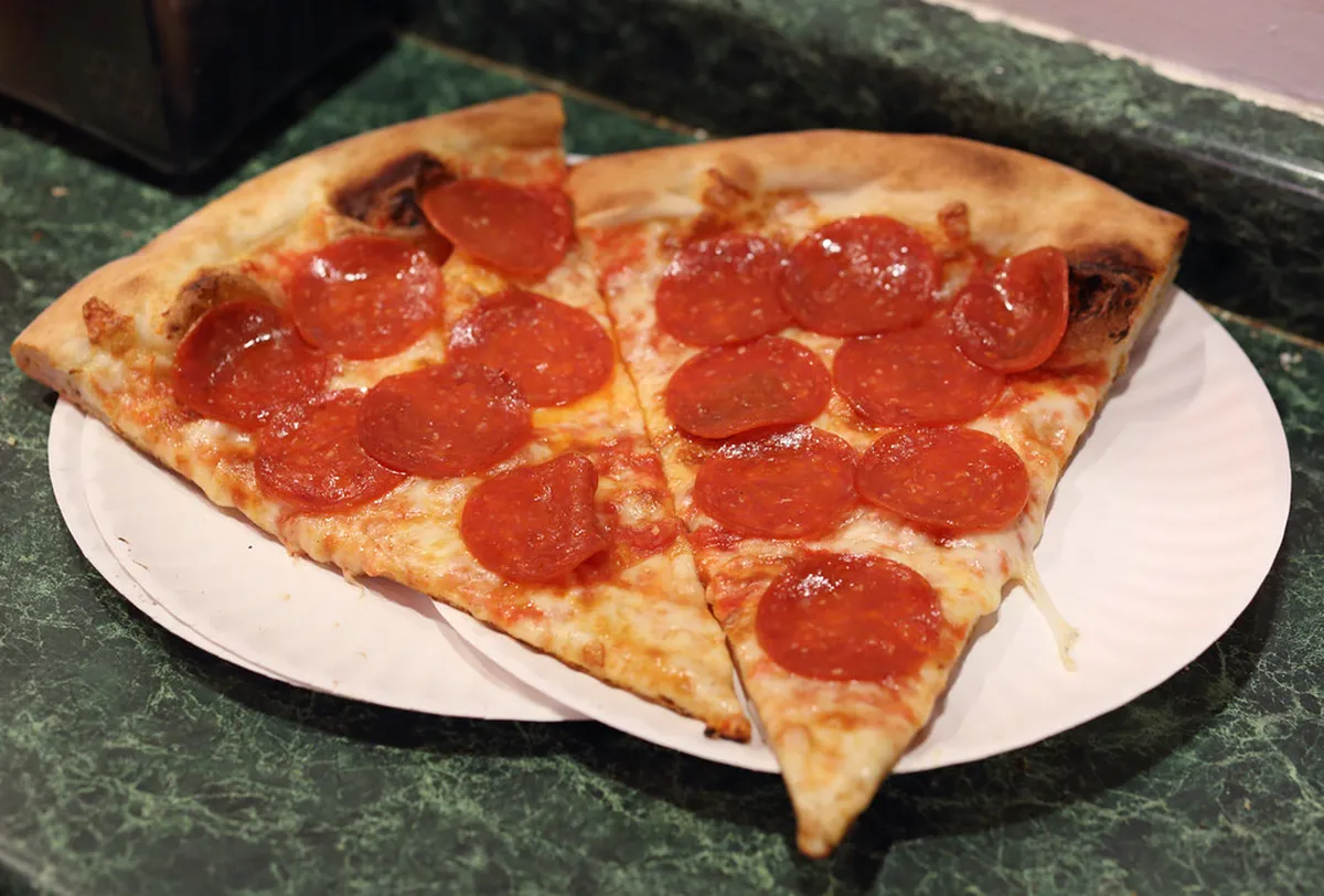 13. Pizza by the Slice at Joe’s Pizza