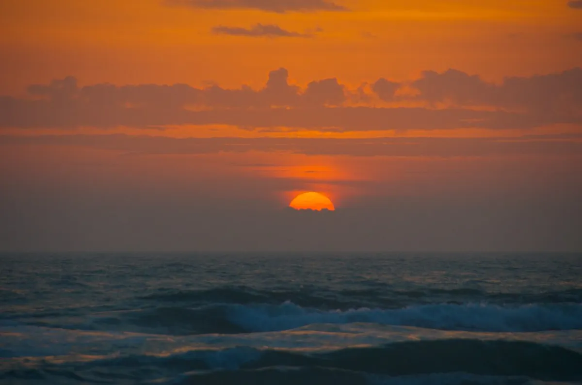 1. Sunset at the Beachfront Bars